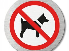 Semne de usa pentru interzis cu caini
